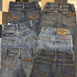 Little Boys 6 Slim Blue Jean Bundle